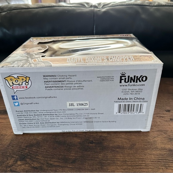 BNIB Funko Pop! Rides The Walking Dead Daryl Dixon's Chopper Vinyl Figure - Picture 3 of 3